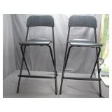 Folding High-Top Bar Stools
