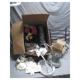 Box Lot of Mixed Hardware and Tools