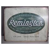 Remington Licensed Tin Sign