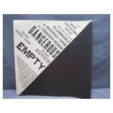 Vintage Railroad Hazard Placards