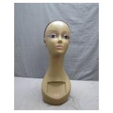 Female Mannequin Display Head with Base