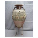 Large Decorative Amphora with Stand