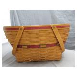1992 Longaberger Basket with Dual Handles