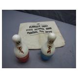 Pin-Money Pete Bowling Pin Bank Duo