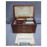 New No. 4 Home Medical Apparatus in Wood Case