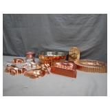 Copper and Tin Baking Molds
