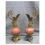Ornate Banquet Ewers with Gilt Accents