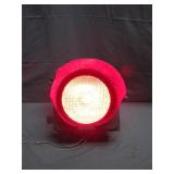 Vintage Traffic Signal Red Light Fixture