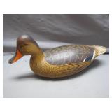 Hand-Painted Wood Duck Decoy