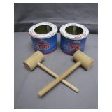 Crab Mallets and Ocean Crown Cans Duo