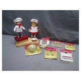 Campbell Kids Figurines and Kitchen Set
