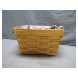 Longaberger Handwoven Basket with Insert