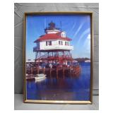 Framed Photo of Drum Point Lighthouse
