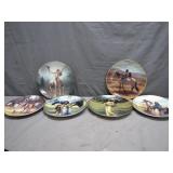 6 Limited Edition Decorative Plates