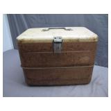 Sturdy Metal Cooler with Robust Latched Lid