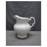 Classic White Porcelain Pitcher