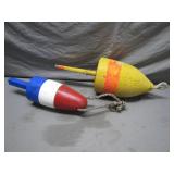 Wooden Lobster Buoys