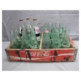 Vintage Coca-Cola Bottles in Branded Crate