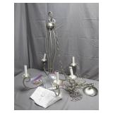 Elegant Metal Chandelier with 5-Lights