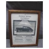 Framed 1941 Pontiac Torpedo Ad
