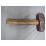 Iron Mallet with Wooden Handle, 20th Century
