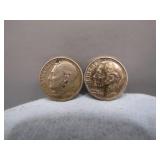 1960 D & 1961 Silver Roosevelt Dimes
