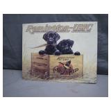 Remington-UMC Labrador Tin Sign