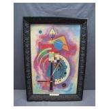 DeNunzio Framed Hommage A Grohmann Artwork