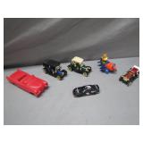 7 Die-Cast and Plastic Toy Vehicles