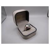 Sterling Silver Ring w/ Inlay Centerpiece, Size...