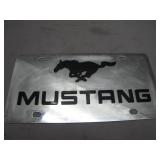 Ford Mustang Metal License Plate Sign