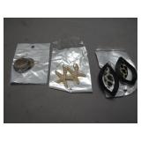 Three Pairs of Decorative Earrings