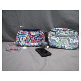 Patterned Bags with Accessories