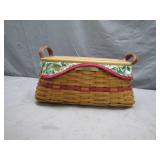 Longaberger Christmas Basket with Lid