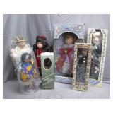 Boxed Porcelain Dolls
