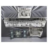 Historical Photos and Pewter Frame Set