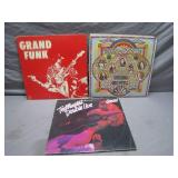3 Classic Rock Vinyl Records