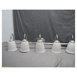 Five-Light Chrome Vanity Fixture