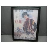 WWI-Era U.S. Marines Recruitment Poster