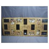 Rustic 18-Opening Photo Collage Frame