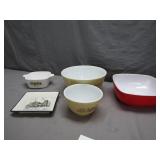 Pyrex Mixing Bowls and Serving Dishware