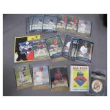 Various Baseball Trading Cards