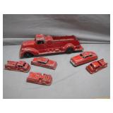 Tootsie & Midgetoy Red Diecast Vehicles