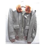 Menï¿½s Type G-1 Flight Jacket with Fur Collar