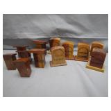 Wooden Salt and Pepper Shaker Collection