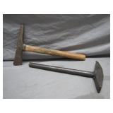 Two Vintage-Style Masonï¿½s Hammers