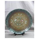 Metallic Decorative Bowl w/ Ornate Design