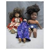 Charming Trio of Vintage Dolls