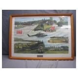 Framed Victor Dover Military Artwork