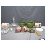 Humorous mugs, decanter and other Items